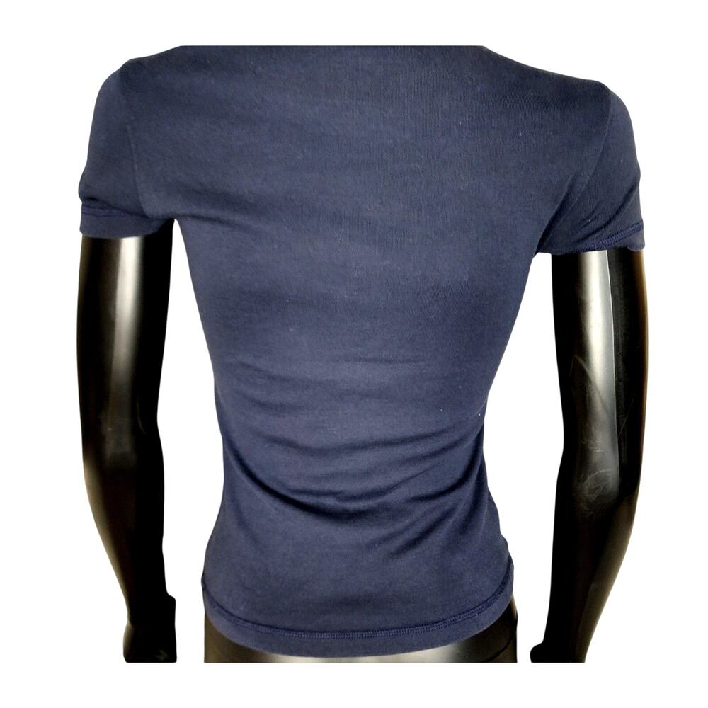 Céline navy blue Macadam Cotton Tee Size Small - Picture 9 of 15
